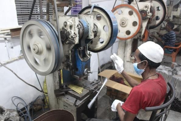 Skilled metalworkers
